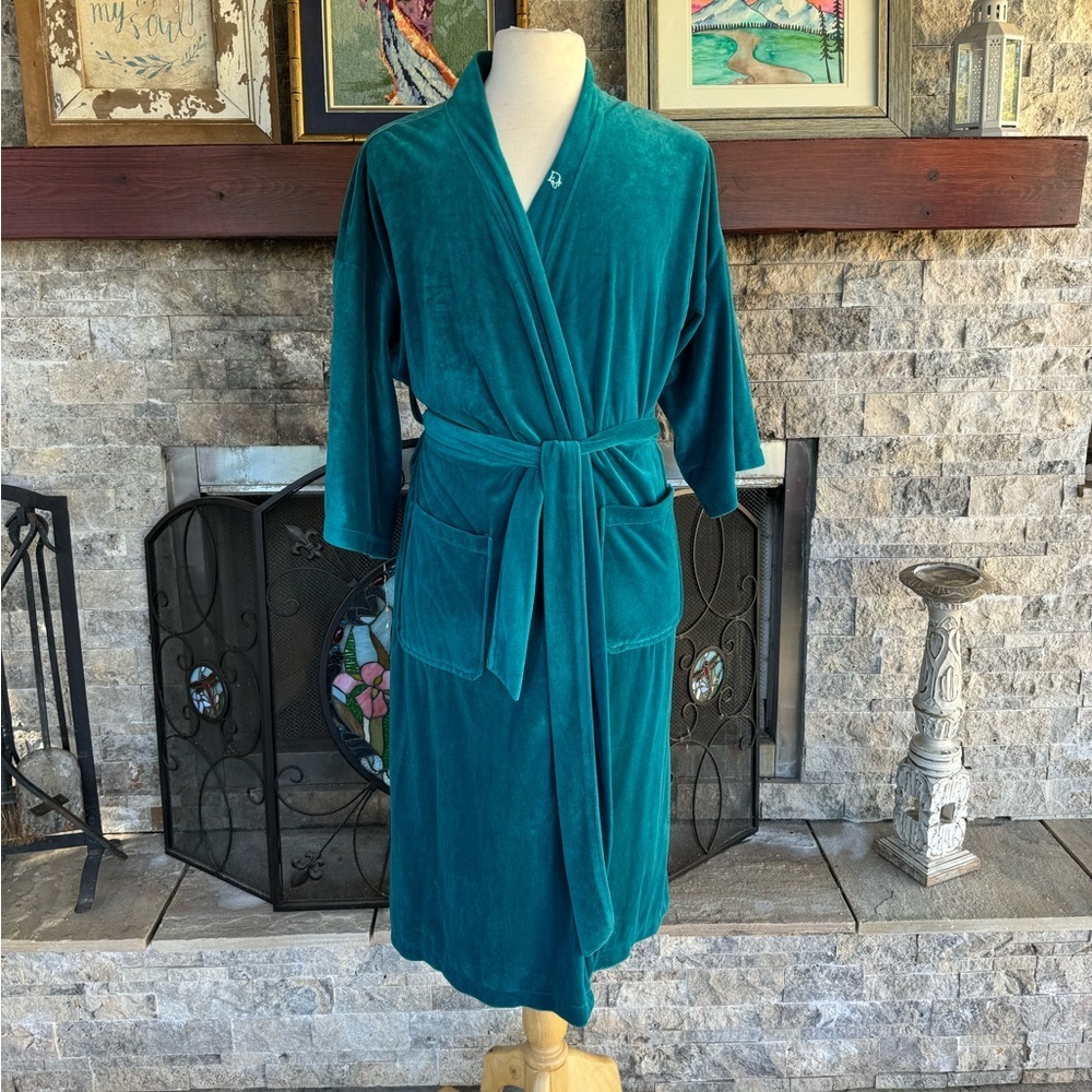 Vintage Men’s Dior Robe Vintage Dior Velour Bathrobe One Size -Medium